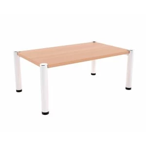 image of TC Office Iceberg Rectangular Reception Coffee Table, Beech