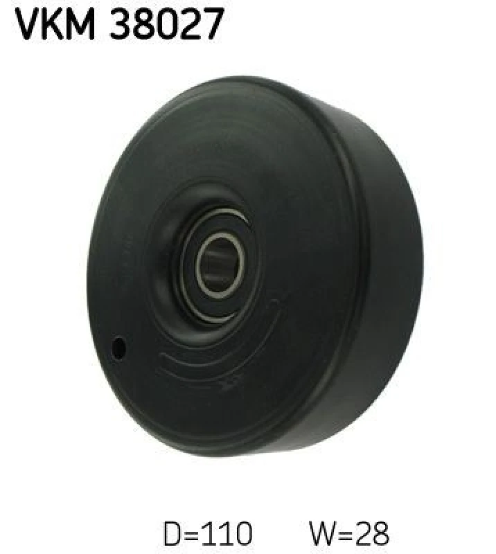 Image of SKF Deflection / guide pulley, V-ribbed belt SKF VKM 38027