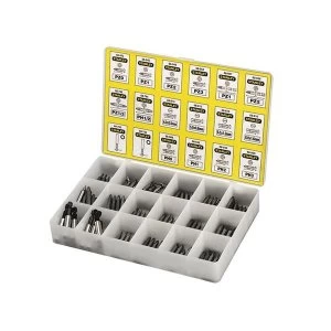 image of Stanley Tools Insert Bits & Magnetic Bit Holders Assorted Tray, 200 Piece