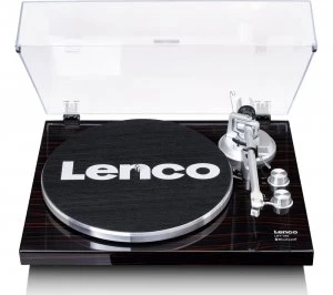 image of LENCO LBT-188 Belt Drive Bluetooth Turntable - Walnut