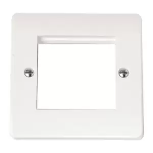 Image of Click Mode 1 Gang New Media Unfurnished Plate 2 Apertures CMA311