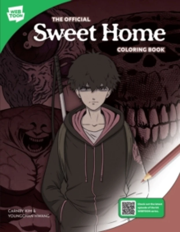 Image of The Official Sweet Home Coloring Book. Paperback. By Carnby Kim, WEBTOON Entertainment, Walter Foster Creative Team Books