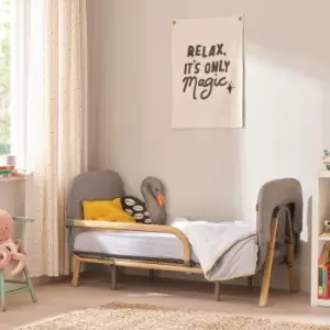 Image of Tutti Bambini Cozee XL Junior Bed & Sofa Expansion Pack - Oak / Charcoal