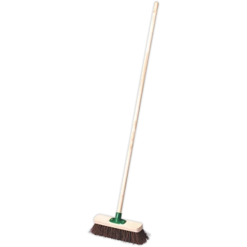 Image of Sealey Hard Bristle Broom 12"