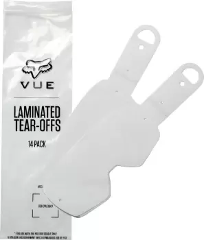 Image of FOX Main Tear Offs Laminated, clear, clear