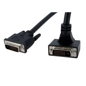 image of StarTech 90 deg Angled Dual DVI D Cable