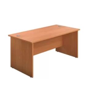 image of 1400 X 800 Panel Rectangular Desk Beech