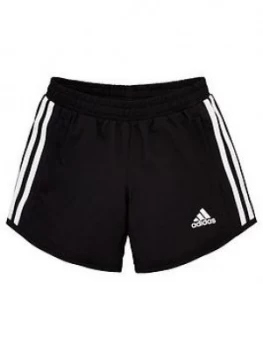 Image of Adidas Girls Training Shorts - Black