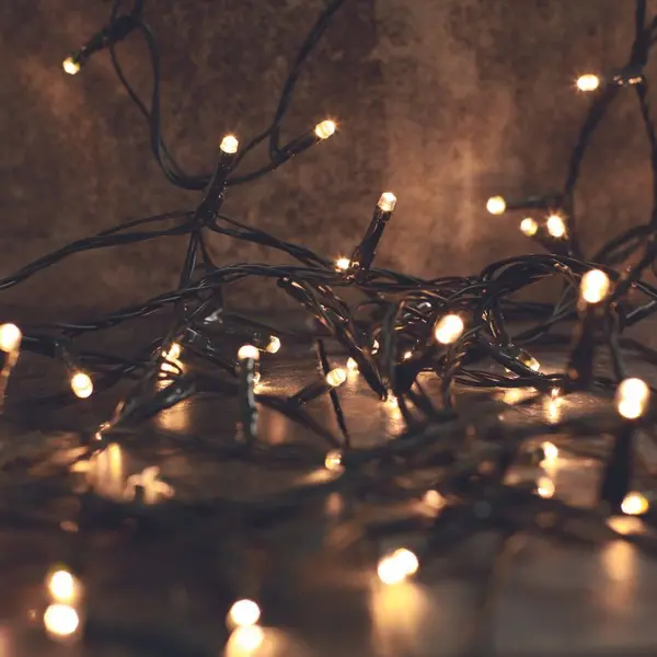 Image of Festive 38.3m Indoor & Outdoor Multifunction Christmas Fairy Lights 480 Warm White LEDs