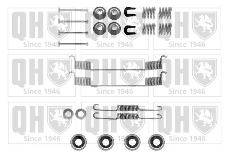 Image of QUINTON HAZELL Brake shoe fitting kit QUINTON HAZELL BFK254