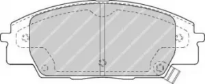 Image of Ferodo FDB1444 Brake Pad Set Front Axle Premier Car