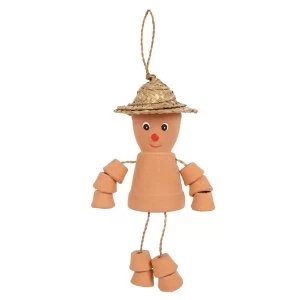 Image of Small Terracotta Pot Man