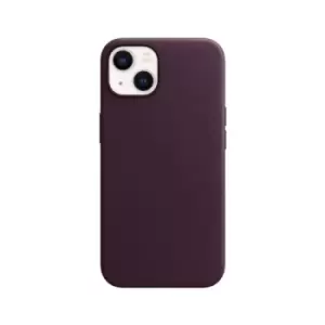 image of Apple iPhone 13 Leather Case with MagSafe Dark Cherry MM143ZM/A