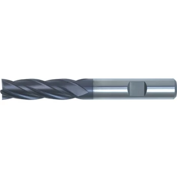 image of Swisstech - 6MM HSS-Cobalt PM L/S Weldon High Helix End Mill TiAlN