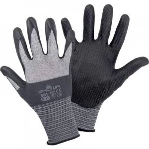 image of Showa 381 Gr.L 4704 Spandex, Nitrile Work glove Size 8, L EN 388 CAT II