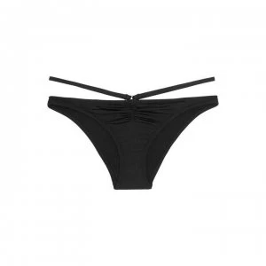 L Agent by Agent Provocateur Alex Bikini Bottoms - Black