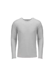 Image of Long Sleeve Tri-Blend Crew T-Shirt