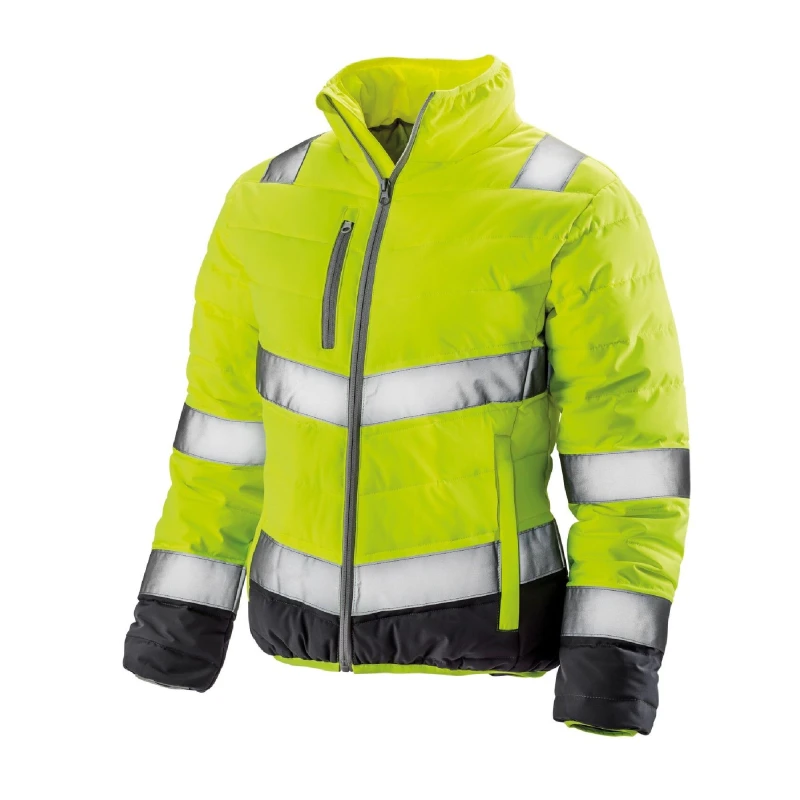 Image of Result Womens Safeguard Soft Padded Safety Jacket in Yellow Size: XS Yellow Female XS