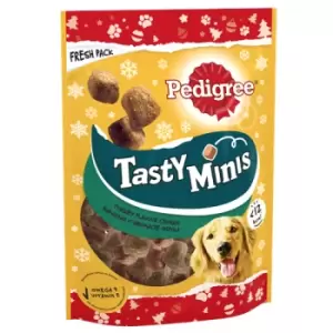 image of Pedigree Tasty Minis Dog Treats Chewy Cubes with Turkey 130g