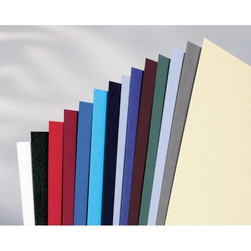 Image of GBC LeatherGrain Binding Covers 250gsm A4 Dark Green (100)
