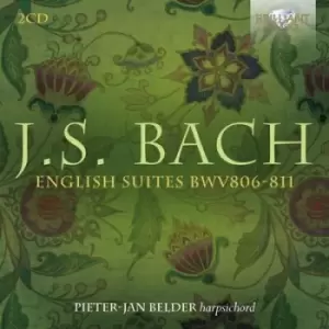 Image of JS Bach English Suites BWV806-811 by Johann Sebastian Bach CD Album