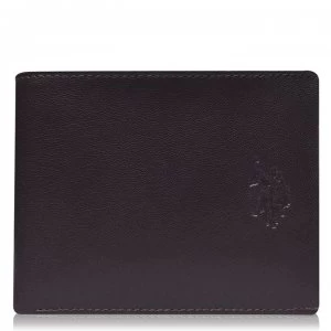 image of US Polo Assn Dorch Coin Wallet - Brown 500