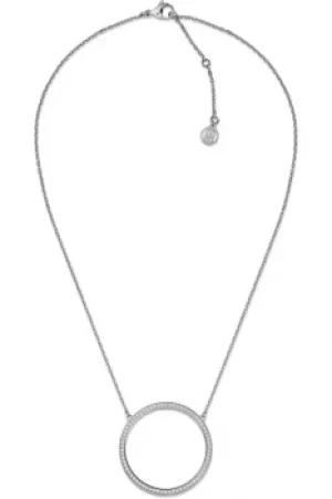 Image of Ladies Tommy Hilfiger Silver Plated Classic Signature Necklace 2700989