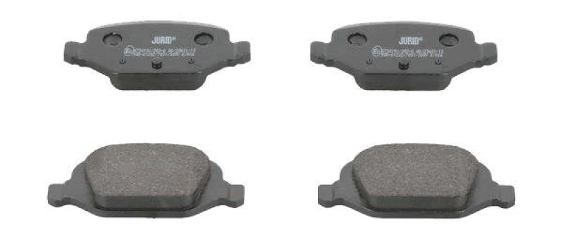 Image of JURID 573019J Brake pad set not prepared for wear warning indicator, without accessories Brake Pad Set,disc brake (402)
