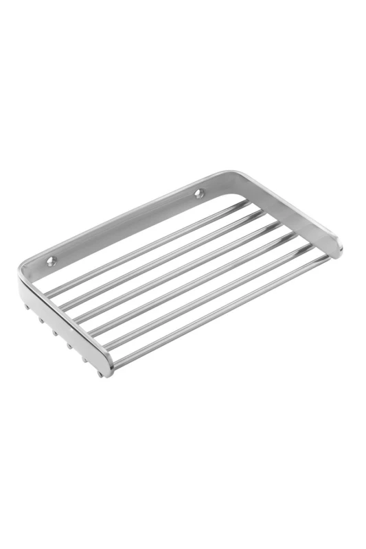 Image of Cosmic Shower 'Soap Dish' Stainless Steel made w/ Light Grey Finish Grey
