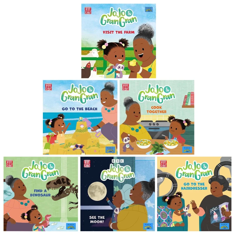 Image of JoJo And Gran Gran Collection 6 Book Set Pat-A-Cake Ltd Pat-a-Cake ltd Books