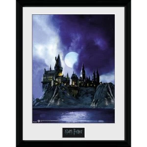 image of Harry Potter Hogwarts Painted Collector Print (30 x 40cm)