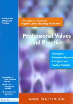 Image of Professional Values and Practice by Anne Watkinson Paperback