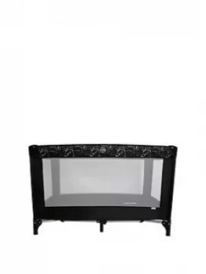 image of My Babiie Black Marble Travel Cot