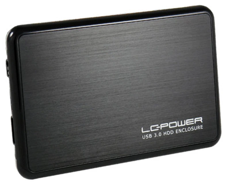 Image of LC-Power LC-25BUB3 storage drive enclosure Aluminium. Black 2.5"