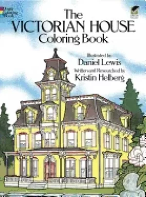 Image of victorian house coloring book