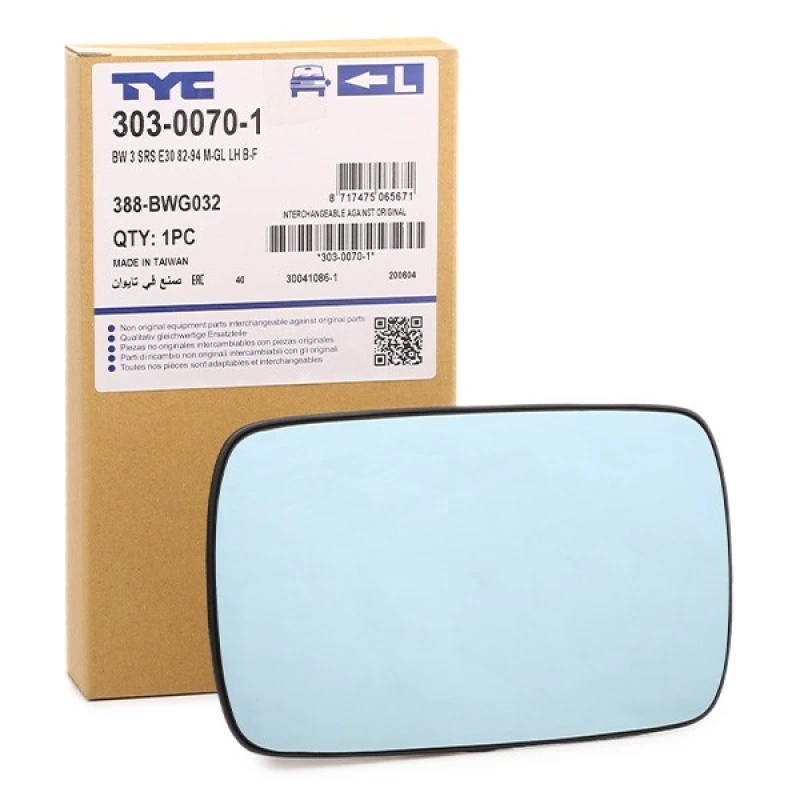 Image of TYC 303-0070-1 Wing Mirror Glass Left Mirror Glass,outside mirror (1914)