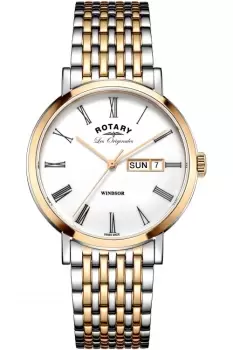 Image of Mens Rotary Swiss Made Windsor Quartz Watch GB90155/01