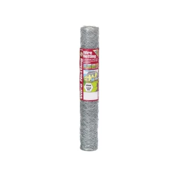 Gardman - Galvanised Wire Netting 50mm² Hexagon, 10 x 0.6m