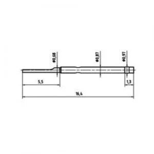 Image of PTR H 1007 L Sleeve for precision test pins Series 1007 test pins