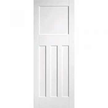 Image of LPD DX 1930s Edwardian 4 Panel White Primed Internal Door - 1981mm x 686mm (78 inch x 27 inch)