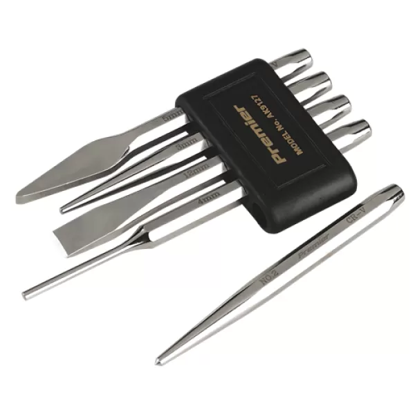 Image of Genuine SEALEY AK9127 Punch & Chisel Set 5pc