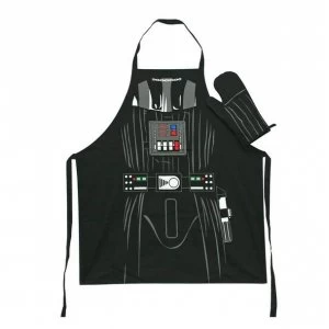 Image of Star wars Apron and Oven Mitt Set Darth Vader