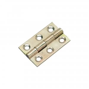 image of Wickes Butt Hinge - Solid Brass 38mm Pack of 2