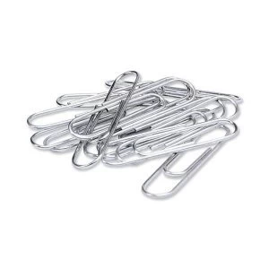 image of 5 Star Office Paperclips Metal Large 33mm Plain Pack 10x100