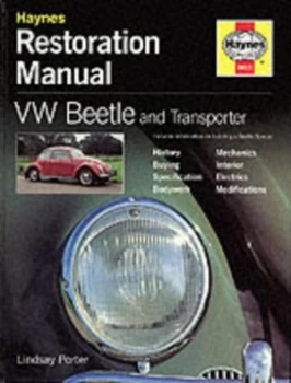 Image of Vw Beetle and Transporter Restoration Manual by Lindsay Porter Hardback