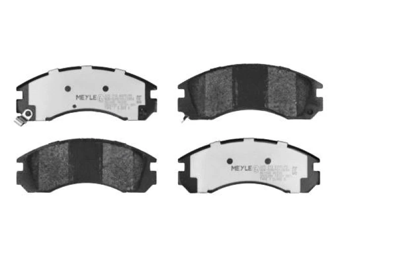 Image of MEYLE 025 213 6315/PD Brake pad set Front Axle, with acoustic wear warning, MEYLE-PD Quality, with anti-squeak plate Brake Pad Set,disc brake (402)