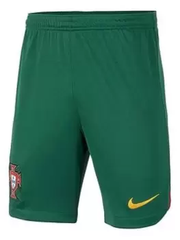 image of Nike Youth Portugal Home WC 2022 Short - Green, Size L