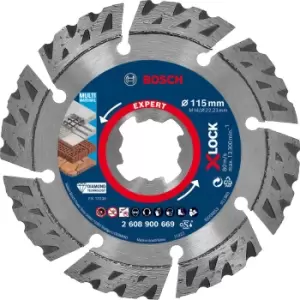 Image of Bosch Expert Multi Material X Lock Diamond Cutting Disc 115mm 2.4mm 22mm