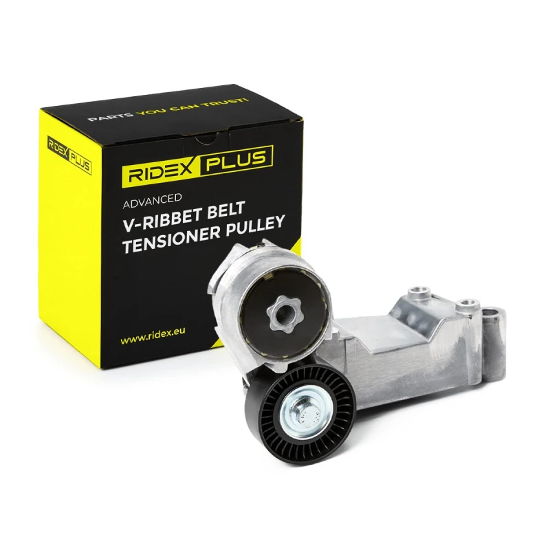Image of RIDEX PLUS 310T0063P Tensioner Pulley Tensioner Pulley,v-ribbed belt (310)