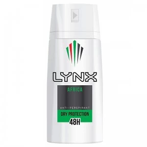 image of Lynx Africa Antiperspirant Deodorant 150ml